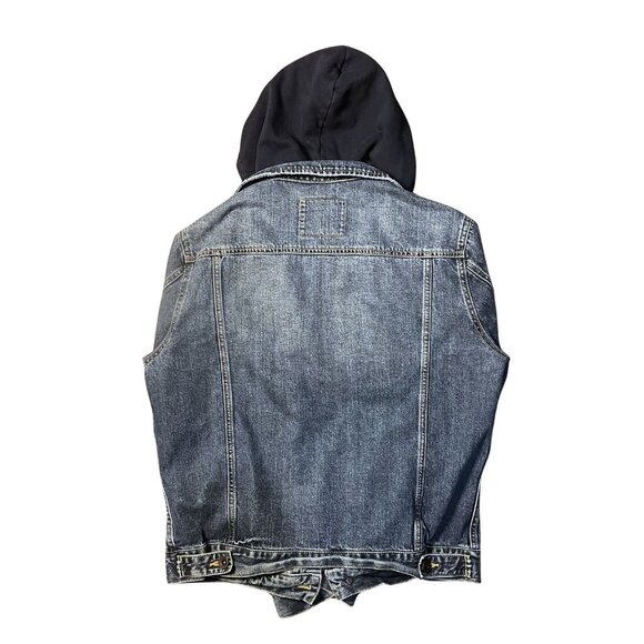 American Eagle Denim Hoodie Jacket M - Picture 3 of 3